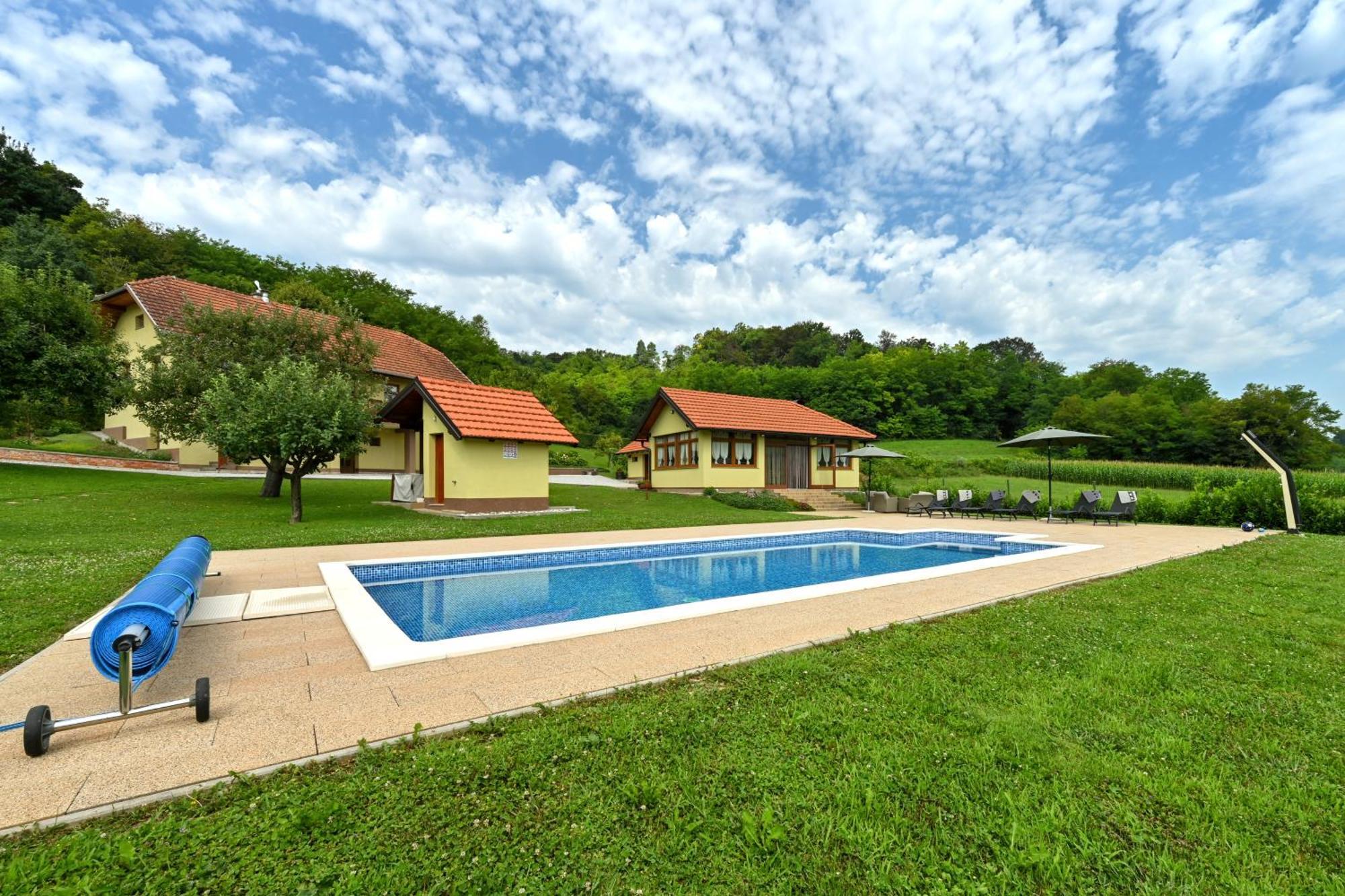 Ruralna Kuca 'Villa Zagorka' Za Odmor Sa Bazenom I Bocalistem Donja Pacetina Ngoại thất bức ảnh